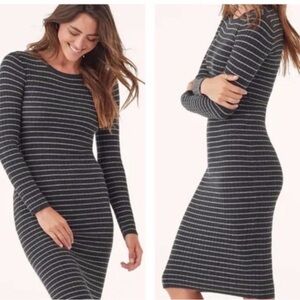 Splendid Kinsley Striped Sweater Midi Dress Size Small